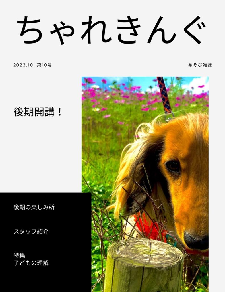 あそび雑誌10月号
